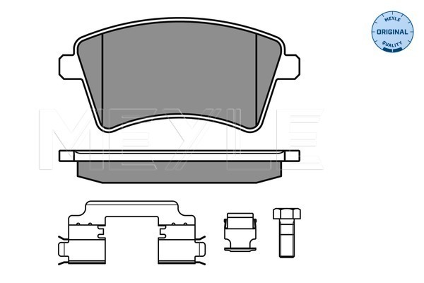 Set placute frana,frana disc 025 246 9317 MEYLE