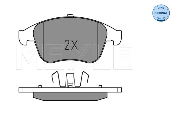 Set placute frana,frana disc 025 247 0917 MEYLE