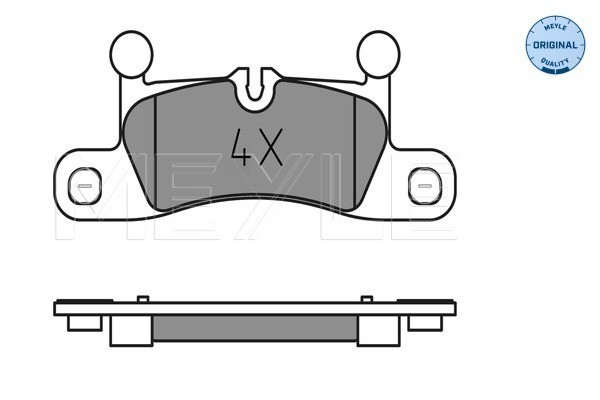 Set placute frana,frana disc 025 247 2116 MEYLE