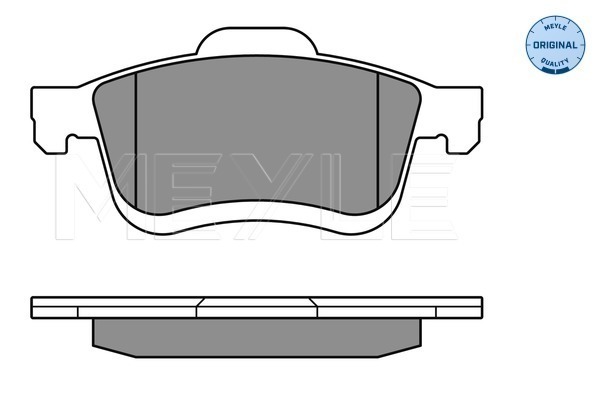 Set placute frana,frana disc 025 247 2720/W MEYLE