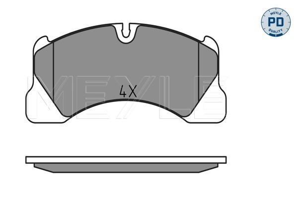 Set placute frana,frana disc 025 250 0717/PD MEYLE