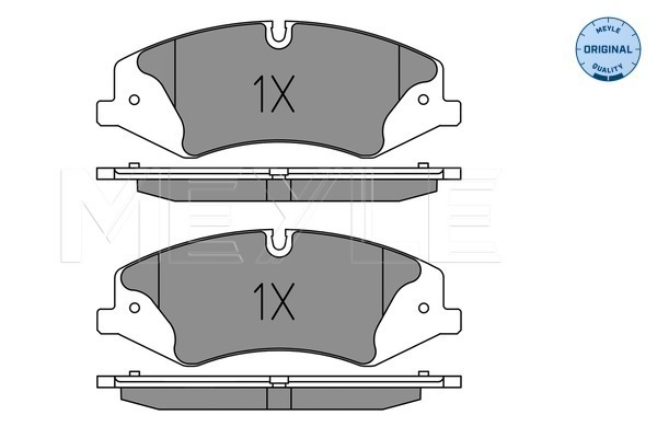 Set placute frana,frana disc 025 250 2119 MEYLE