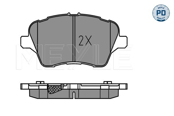 Set placute frana,frana disc 025 251 3417/PD MEYLE