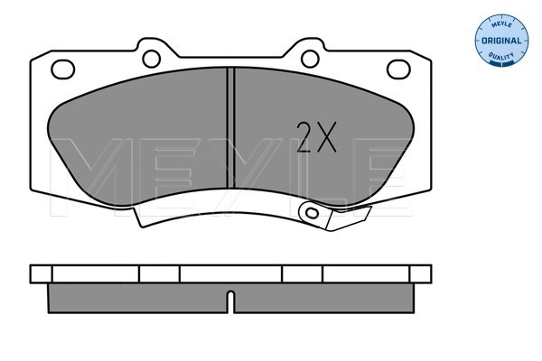 Set placute frana,frana disc 025 252 0917 MEYLE