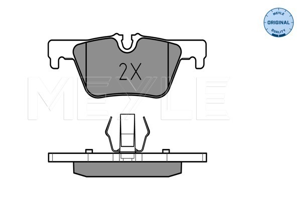 Set placute frana,frana disc 025 253 0717 MEYLE