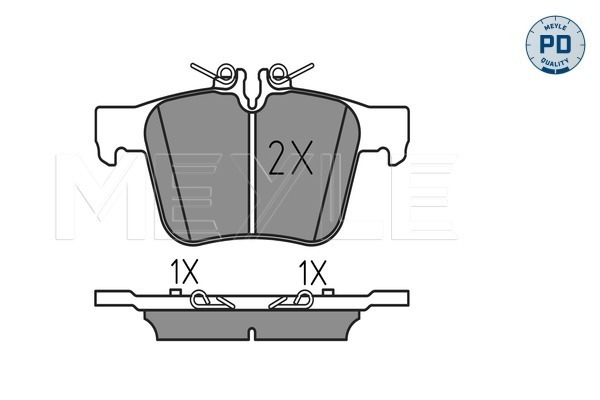 Set placute frana,frana disc 025 253 5416/PD MEYLE