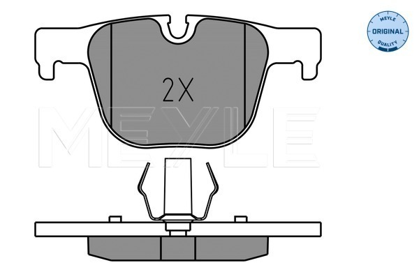 Set placute frana,frana disc 025 255 1417 MEYLE