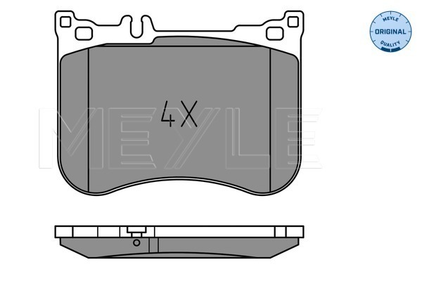 Set placute frana,frana disc 025 257 0617 MEYLE