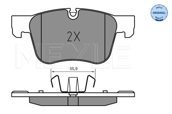 Set placute frana,frana disc 025 258 3317 MEYLE