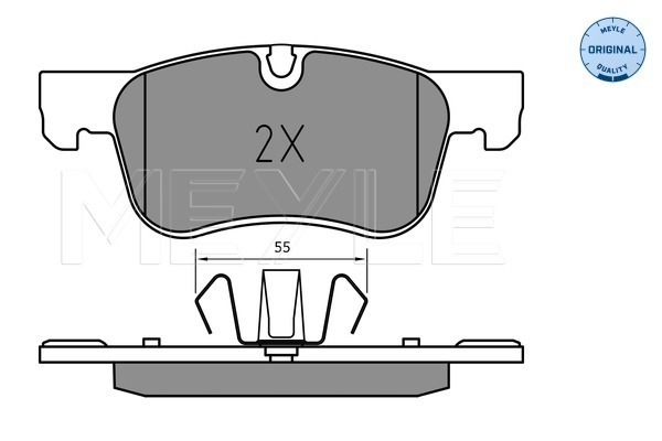 Set placute frana,frana disc 025 258 3617 MEYLE