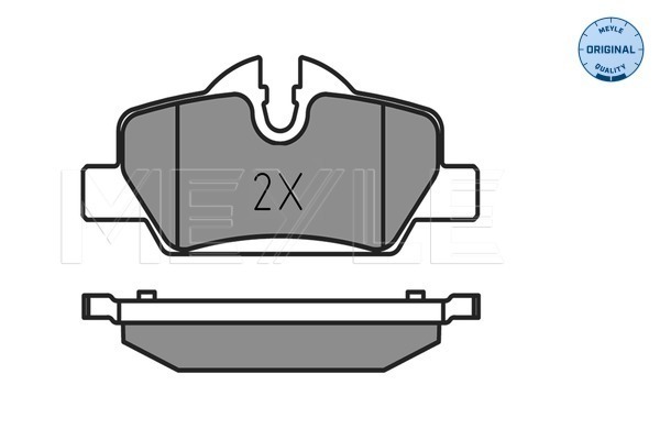 Set placute frana,frana disc 025 259 8016 MEYLE