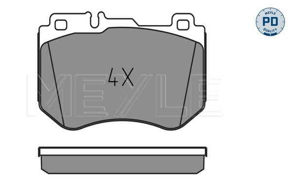 Set placute frana,frana disc 025 259 9719/PD MEYLE