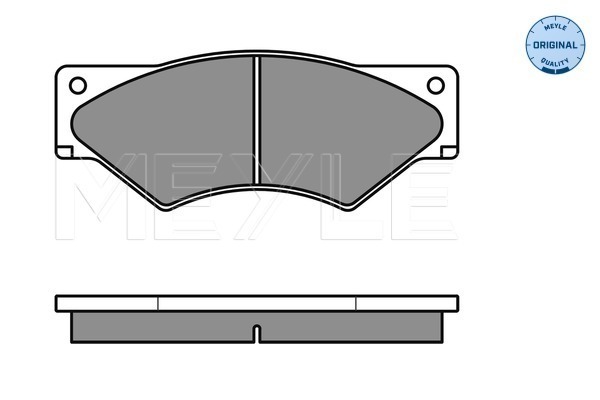 Set placute frana,frana disc 025 291 0720/W MEYLE