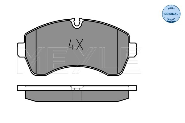 Set placute frana,frana disc 025 292 0020 MEYLE