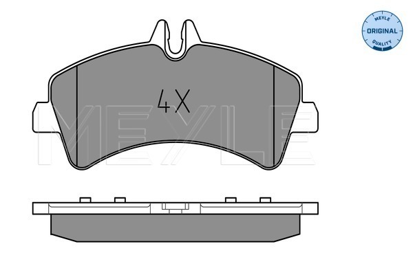 Set placute frana,frana disc 025 292 1720 MEYLE