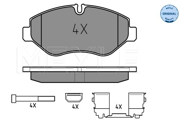 Set placute frana,frana disc 025 292 2920 MEYLE