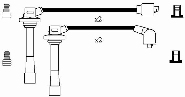 Set cablaj aprinder 8459 NGK