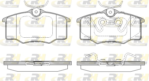 Set placute frana,frana disc 2846.20 ROADHOUSE
