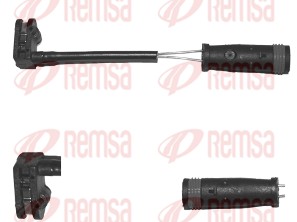 Senzor de avertizare,uzura placute de frana 001076 REMSA