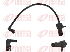 Senzor de avertizare,uzura placute de frana 001077 REMSA