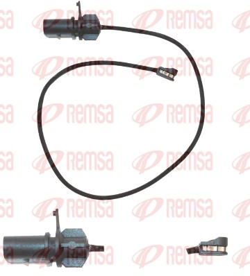 Senzor de avertizare,uzura placute de frana 001144 REMSA