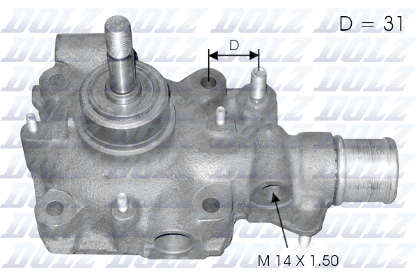 Pompă de apă, răcire motor B114 DOLZ