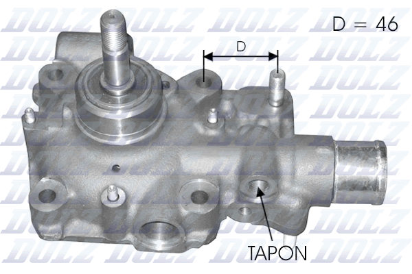 Pompă de apă, răcire motor B121 DOLZ