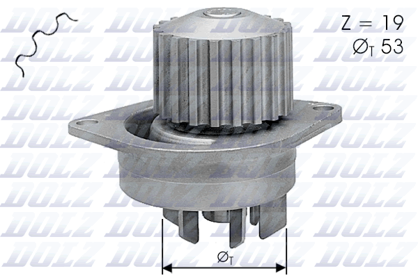 Pompă de apă, răcire motor C113 DOLZ