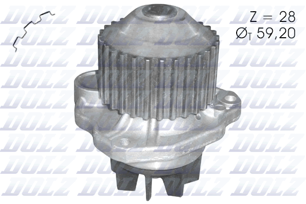 Pompă de apă, răcire motor C123 DOLZ