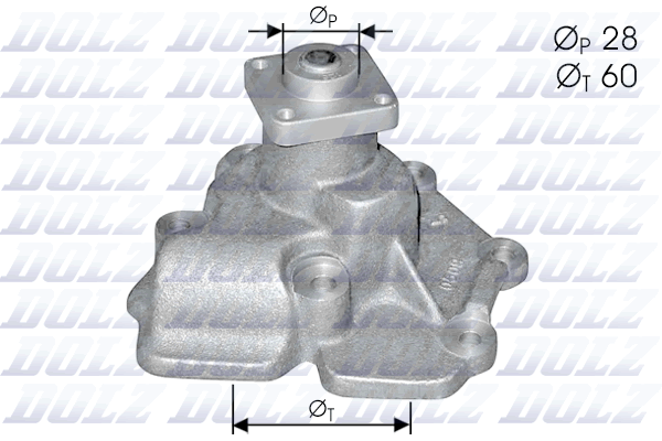 Pompă de apă, răcire motor F114 DOLZ