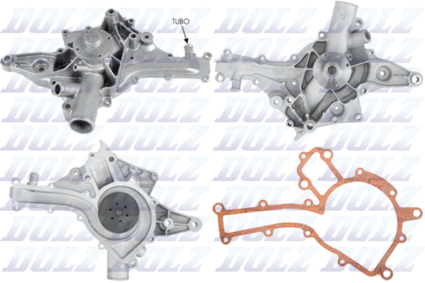 Pompă de apă, răcire motor M212 DOLZ