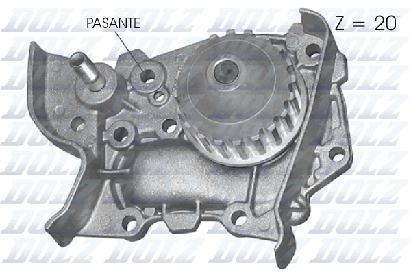 Pompă de apă, răcire motor R314 DOLZ