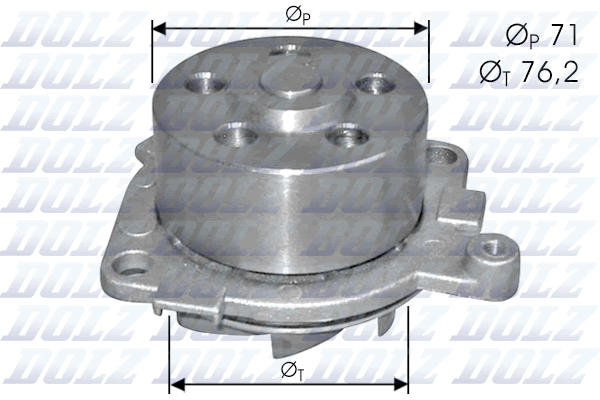 Pompă de apă, răcire motor S210 DOLZ