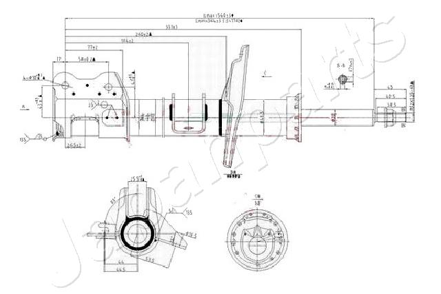 Amortizor MM-00158 JAPANPARTS