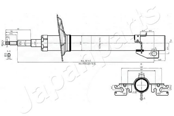 Amortizor MM-00552 JAPANPARTS