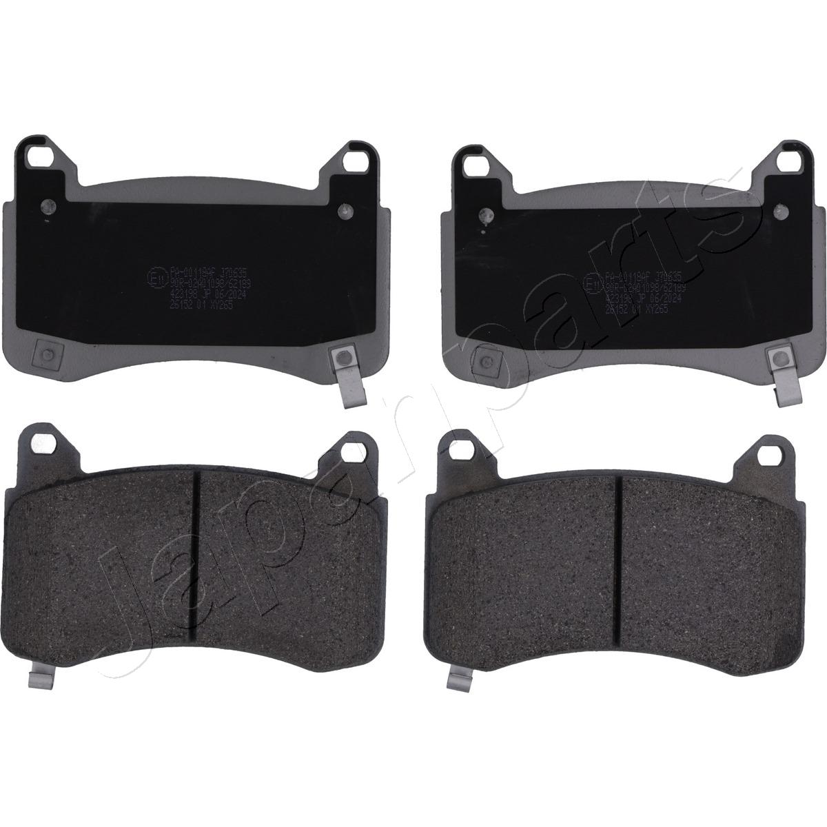 Set placute frana,frana disc PA-00118AF JAPANPARTS