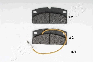 Set placute frana,frana disc PA-021AF JAPANPARTS