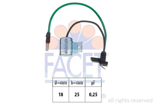 Condensator, aprindere 0.0627 FACET