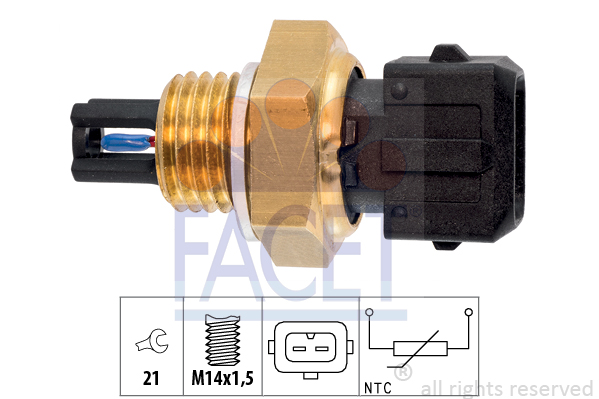 Senzor,temperatura aer admisie 10.4015 FACET