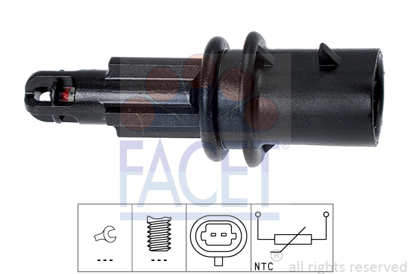 Senzor,temperatura aer admisie 10.4033 FACET