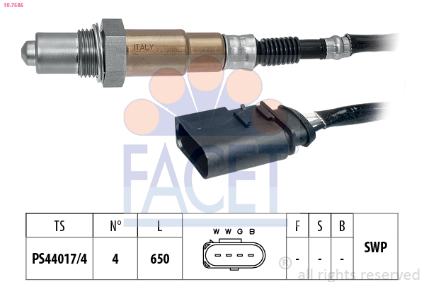 Sonda Lambda 10.7585 FACET