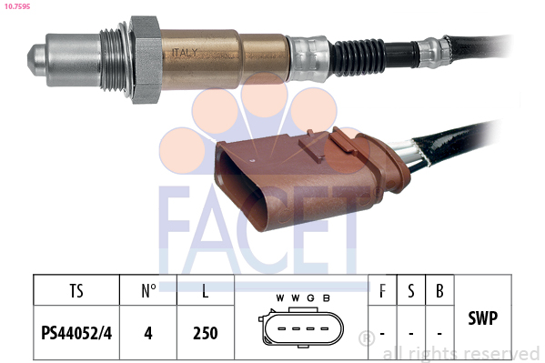 Sonda Lambda 10.7595 FACET