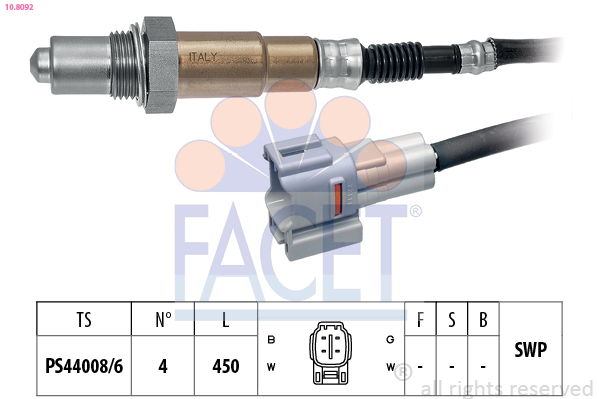 Sonda Lambda 10.8092 FACET