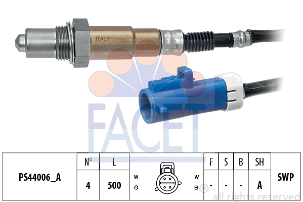 Sonda Lambda 10.8296 FACET