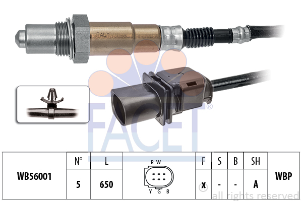 Sonda Lambda 10.8417 FACET