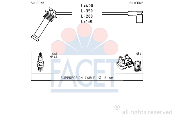 Set cablaj aprinder 4.7242 FACET