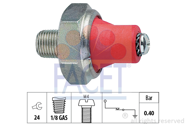 Senzor presiune ulei 7.0014 FACET