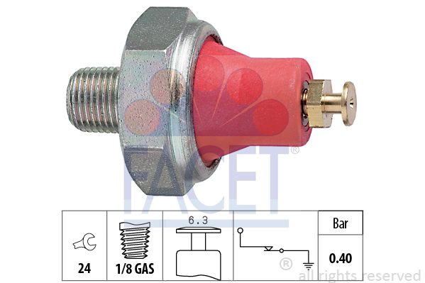 Senzor presiune ulei 7.0016 FACET