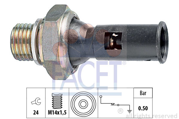 Senzor presiune ulei 7.0056 FACET