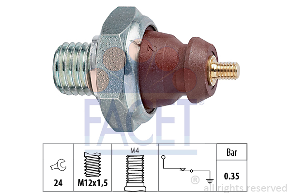 Senzor presiune ulei 7.0057 FACET